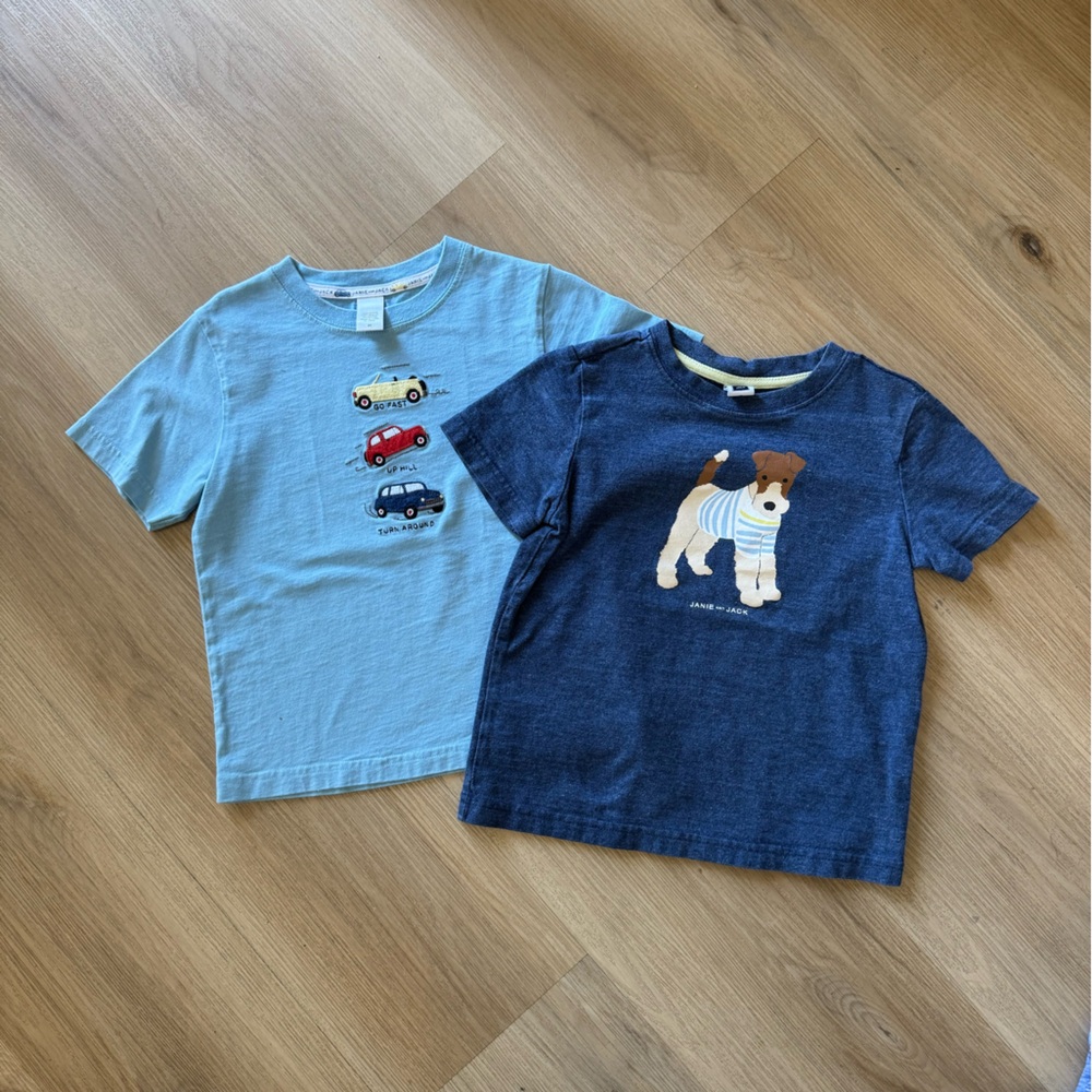 Janie and Jack toddler boy tshirt bundle
